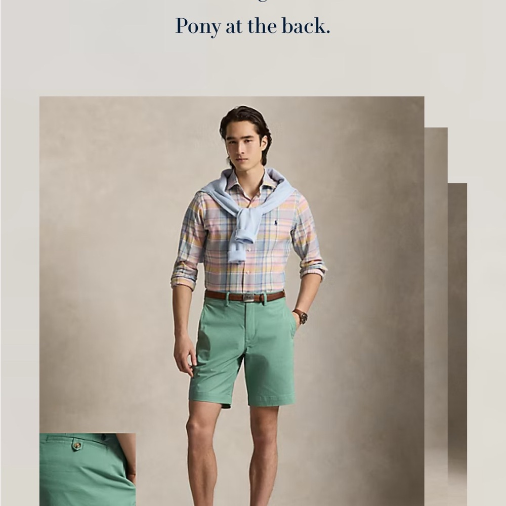 Polo by Ralph Lauren Green Chino Shorts